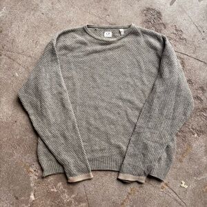 Rare Vintage C.P. Company Massimo Osti Wool Sweater  Light Green Size Large